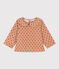 Babies' Long-Sleeved Velour Blouse SIENNA /MULTICO