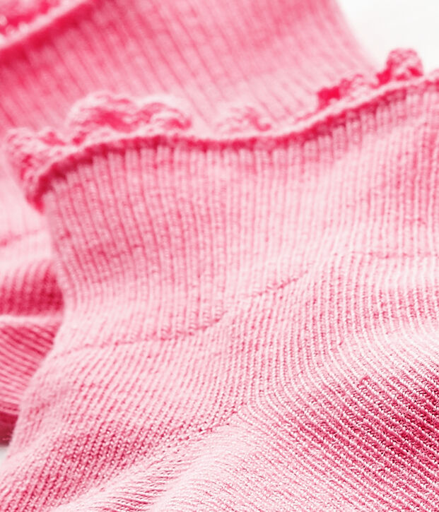 Baby Girls' Lace Socks pink