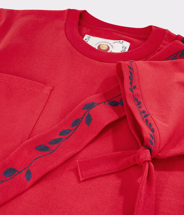 Women's/Men's T-shirt Christoph Rumpf x Petit Bateau red