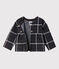 Baby Girls' Checked Cardigan CITY black/MULTICO white