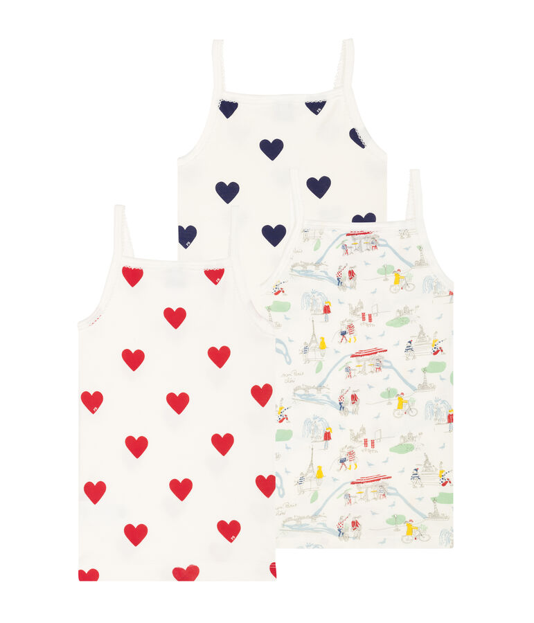 Girls' Strappy Tops - 3-Piece Set multicolor