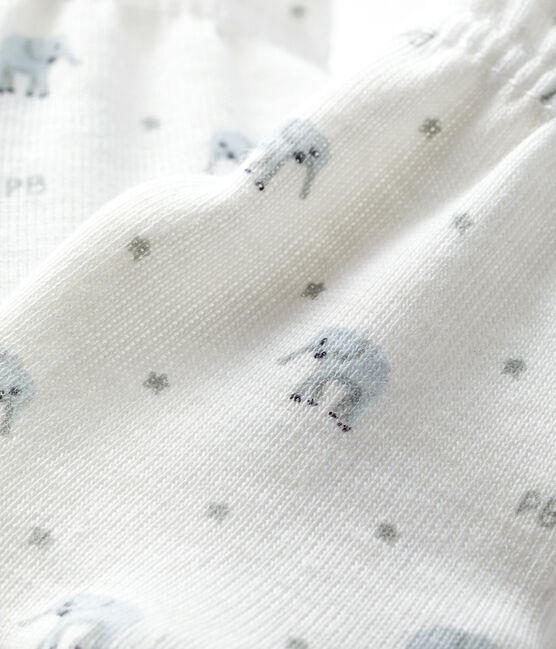 Babies' Rib Knit Mittens MARSHMALLOW white/MULTICO white