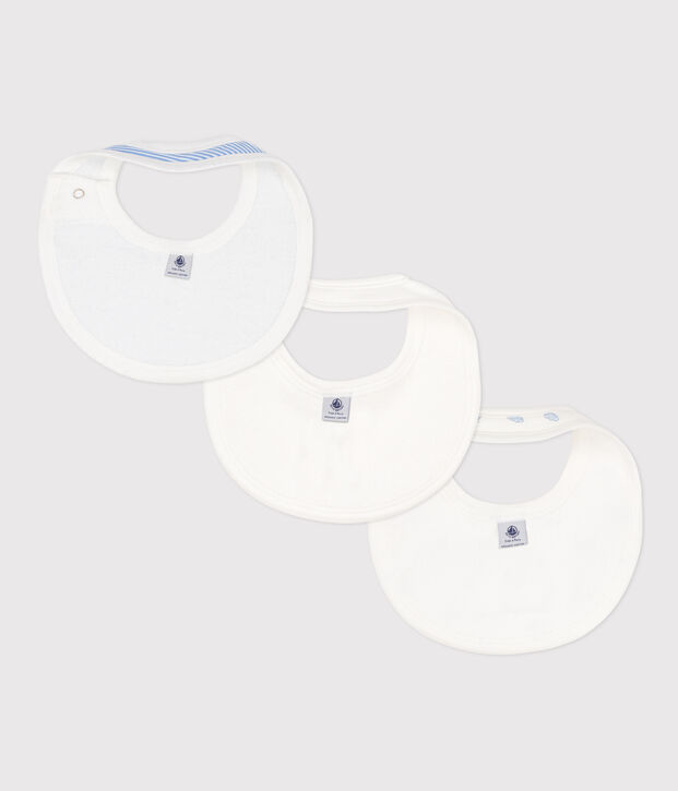 Printed Cotton Bibs - Pack of 3 multicolor