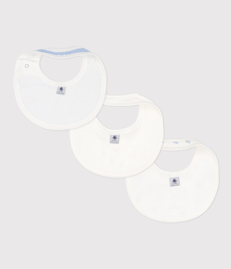 Printed Cotton Bibs - Pack of 3 multicolor