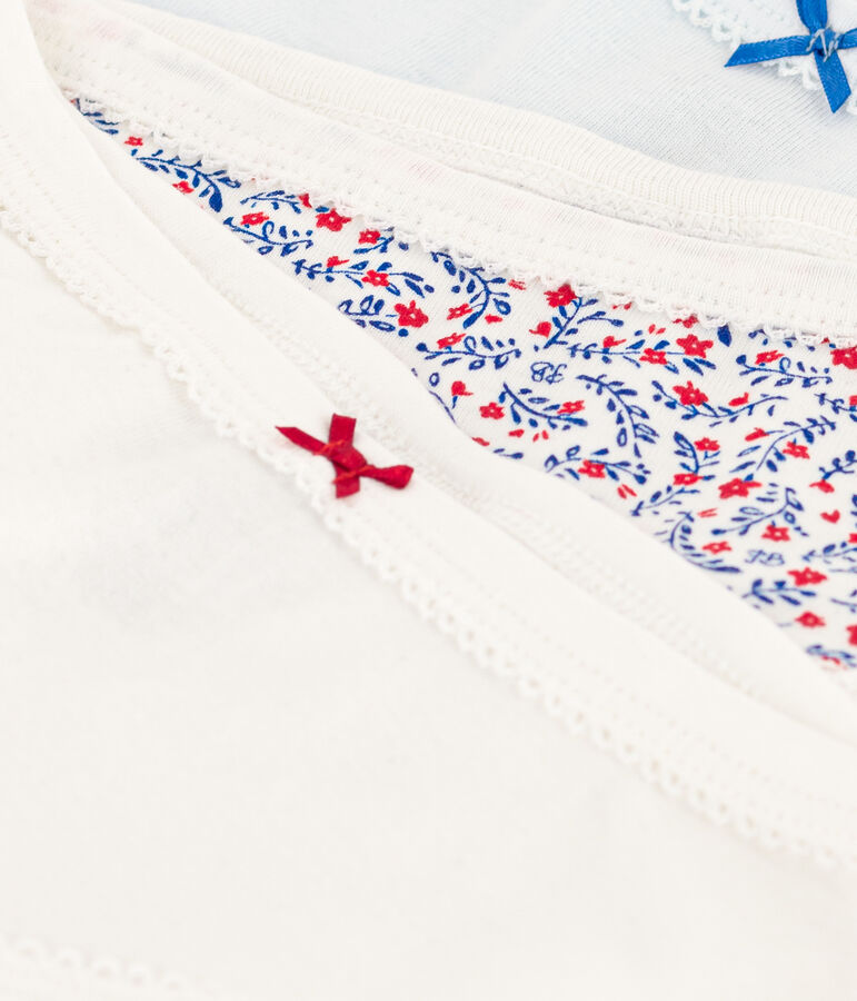 Girls' Floral Cotton Briefs - 3-Pack multicolor