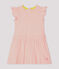 Baby Girls' Pinstriped Dress PATIENCE pink/MARSHMALLOW white