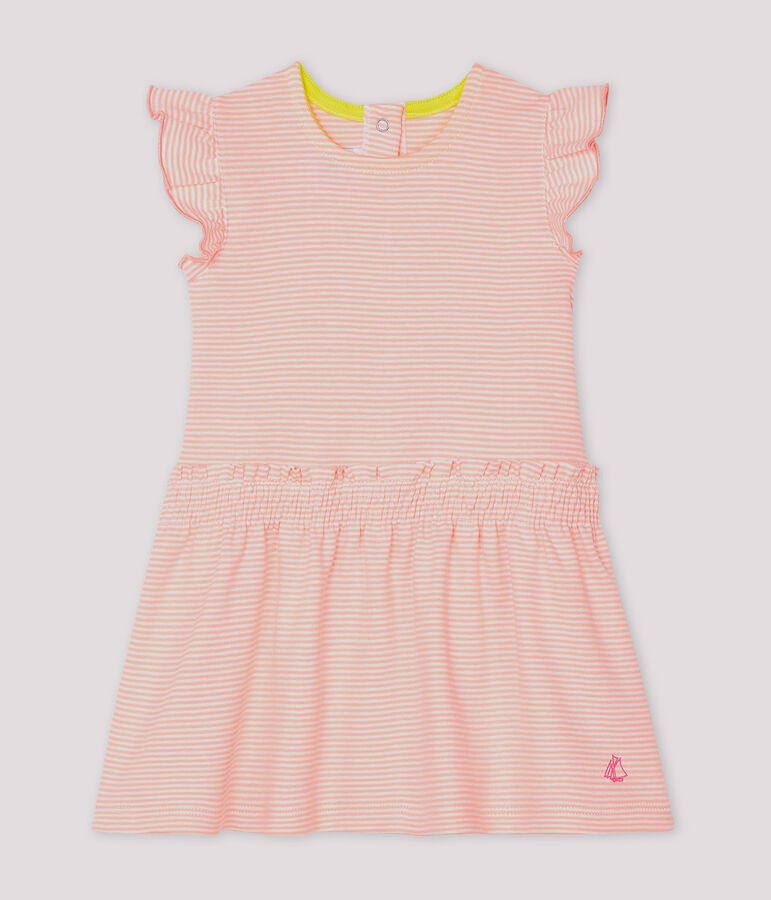 Baby Girls' Pinstriped Dress pink/white