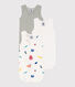 Cotton Sea Animals Vest Bodysuits - Pack of 3