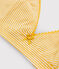 Women's Triangle Bra BOUDOR yellow/MARSHMALLOW white