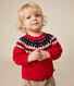 Babies' knitted jumper containing wool