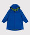 Children's long raincoat in two colours SURF blue/PALMERAIE