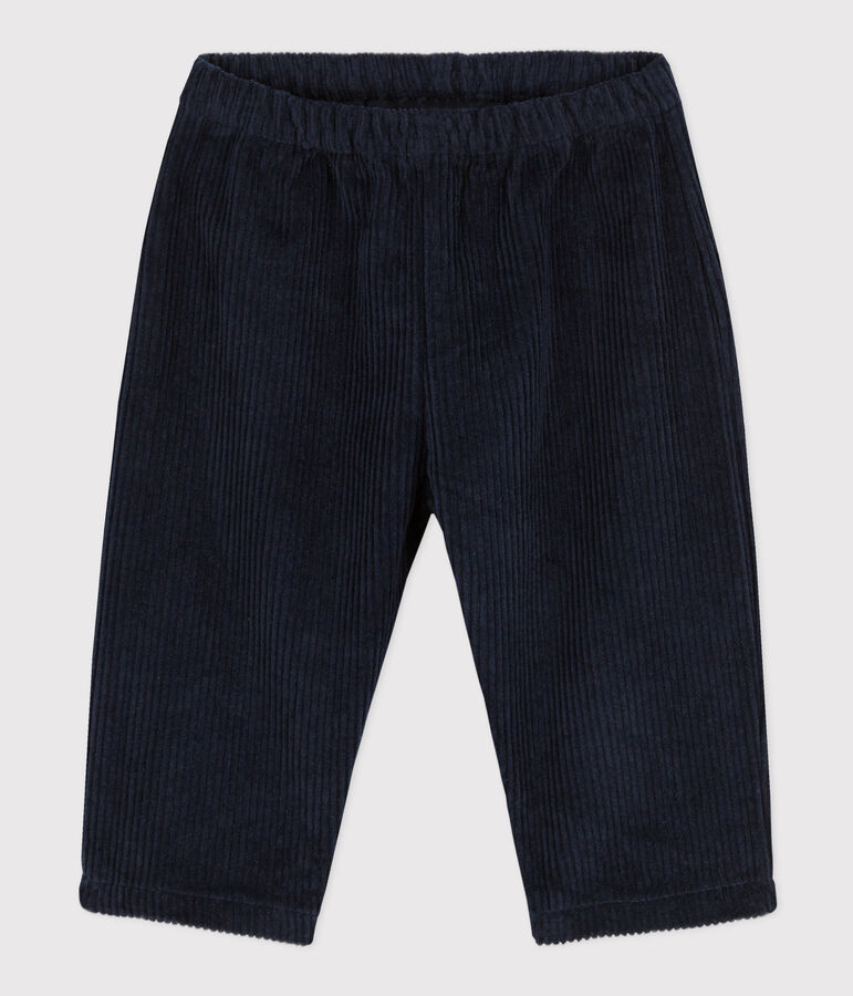 Babies' Large Corduroy Trousers SMOKING blue