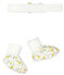 Baby Girls' Headband and Bootees Set in Wool/Cotton variante 1