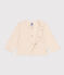 Babies' Cotton Cardigan AVALANCHE Ecru