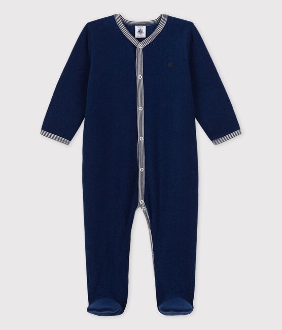 Babies' Terry Sleepsuit MEDIEVAL blue