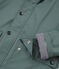 Iconic Recycled Fabric and Organic Cotton Raincoat THUYA green