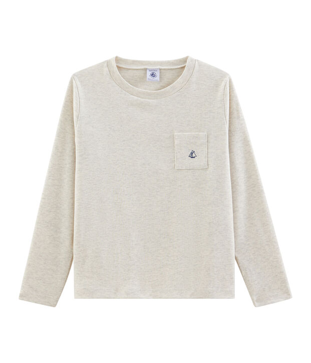 Boys' Long-Sleeved T-shirt MONTELIMAR CHINE