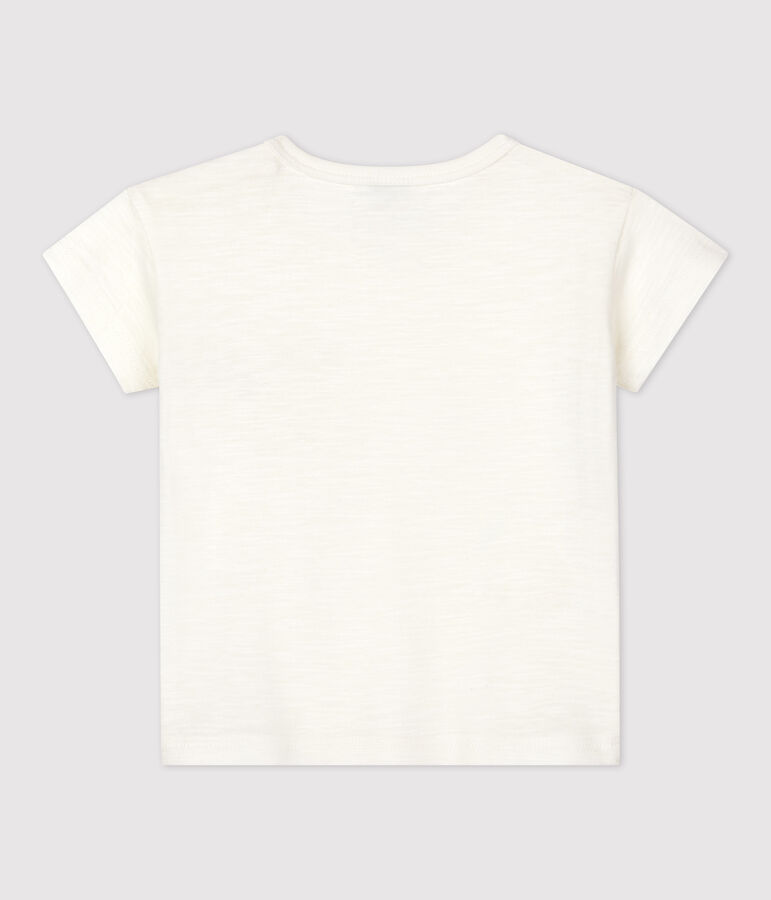 Babies' Plain Short-Sleeved Jersey T-Shirt white