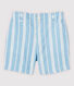 Baby Boys' Striped Poplin Shorts
