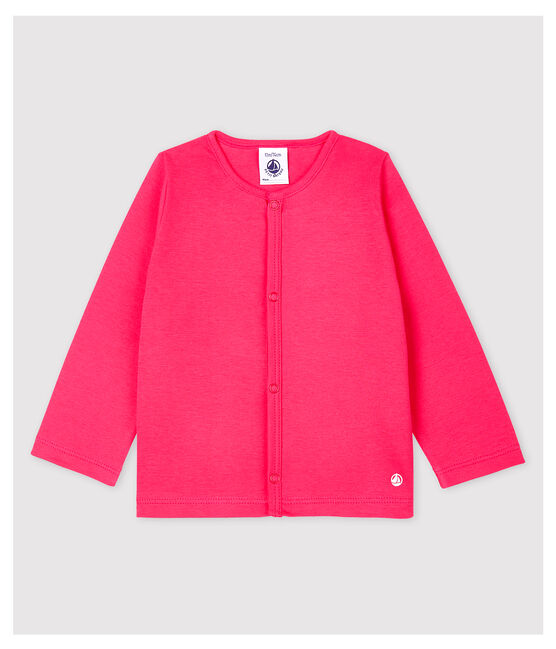 Babies' Cotton Cardigan GEISHA pink