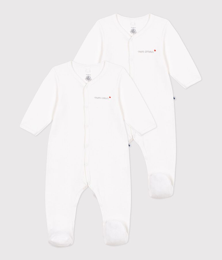 Pack of babies' velour pyjama suits variante 1