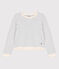 Women's Cotton Sweatshirt AVALANCHE white/SKY CHINE