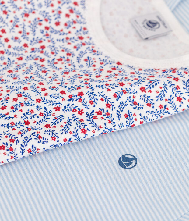 Children's short cotton pyjamas - 2-pack multicolor