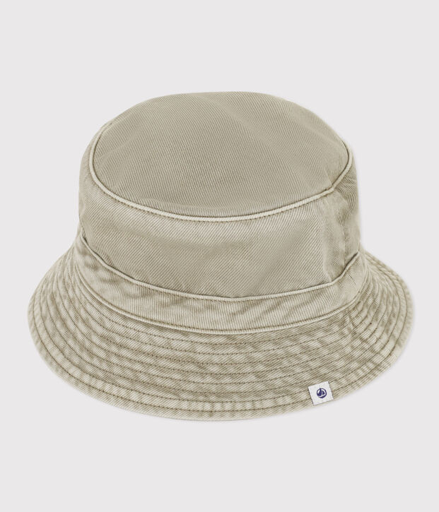 Babies' Plain Denim Bucket Hat green