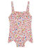 Baby girls' 1p striped print swimsuit MARSHMALLOW white/MULTICO white