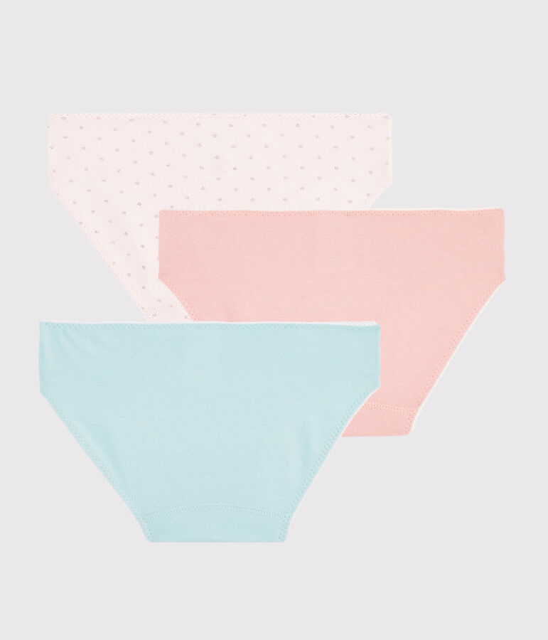 Girls' Glittery Knickers - 3-Piece Set multicolor