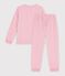 Children's printed velour pyjamas pink/multicolor