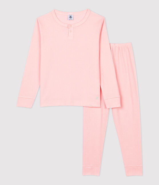 Unisex Plain Cotton/Tencel Pyjamas MINOIS pink