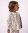 Babies' floral-print cotton cardigan MARSHMALLOW white/MULTICO white