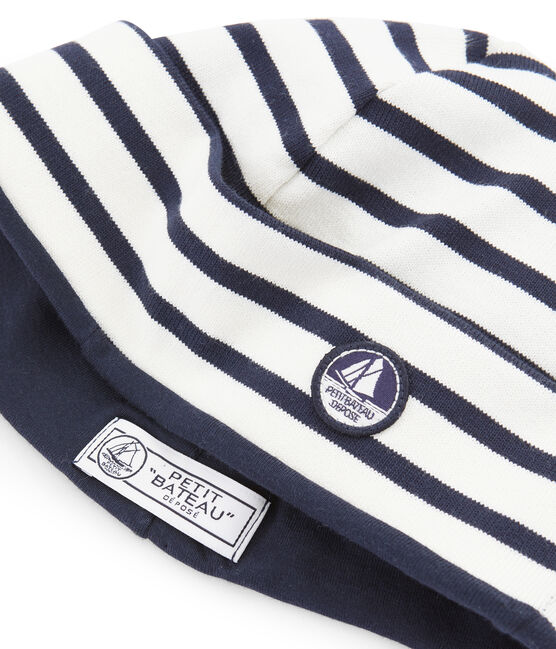 Unisex Sailor Hat COQUILLE beige/SMOKING blue