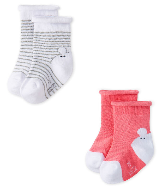 Unisex Babies' Socks - 2-Piece Set multicolor