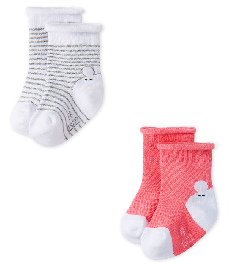 Unisex Babies' Socks - 2-Piece Set multicolor