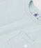 Babies' Short-Sleeved Slub Jersey T-Shirt BULLE green
