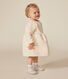 Babies' long-sleeved quilted tube knit dress