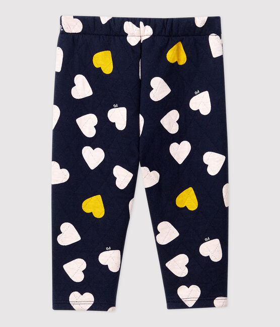Babies' Quilted Trousers SMOKING blue/MULTICO white