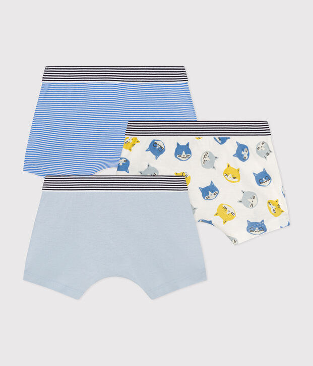Children's Cotton Cat Boxers - 3-Pack multicolor