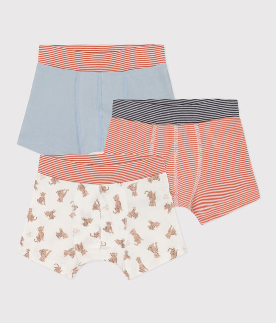 Boys' Leopard Themed Cotton Boxer Shorts - 3-Pack variante 1