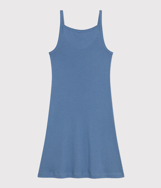 Women's Openwork Cotton Babydoll Nightdress BEACH blue