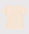 Girls' Flocked Short-Sleeved T-Shirt AVALANCHE Ecru