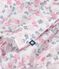 Babies' short-sleeved printed cotton dress with matching bloomers MARSHMALLOW white/MULTICO white