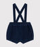 Babies' velvet shorts with straps CREPUSCULE