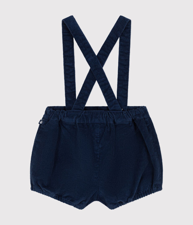 Babies' velvet shorts with straps CREPUSCULE