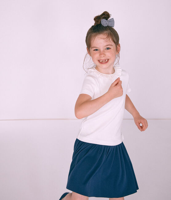 Girls' Short-sleeved T-shirt MARSHMALLOW white