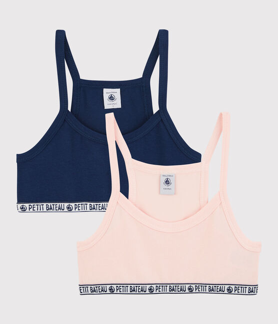 Girls' Organic Cotton Sports Bralettes - 2-Pack variante 1