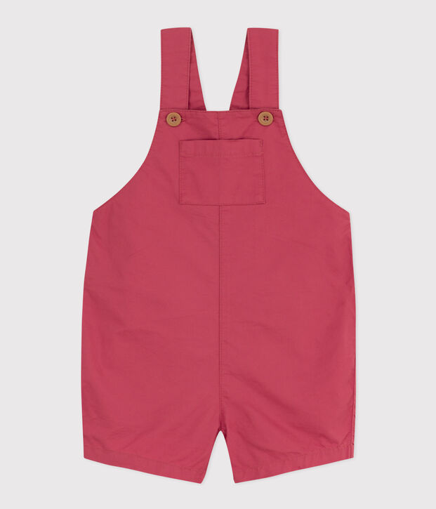 Babies' Serge Dungaree Shorts pink