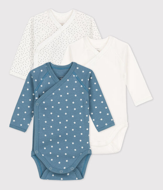 Babies' Long-Sleeved Cotton Bodysuits - 3-Pack variante 2